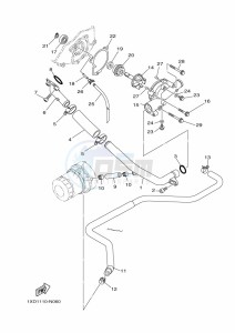 YXM700E YX70MPN (BHF8) drawing WATER PUMP