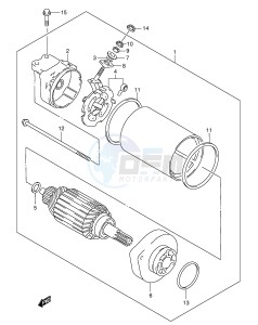 LS650 (E3-E28) SAVAGE drawing STARTING MOTOR