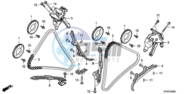 CAM CHAIN/TENSIONER