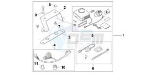 CBR600FAB CBR600F ABS E drawing AVERTO ALARM KIT