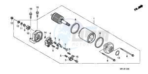 CBR1000RRA UK - (E / MKH) drawing STARTING MOTOR