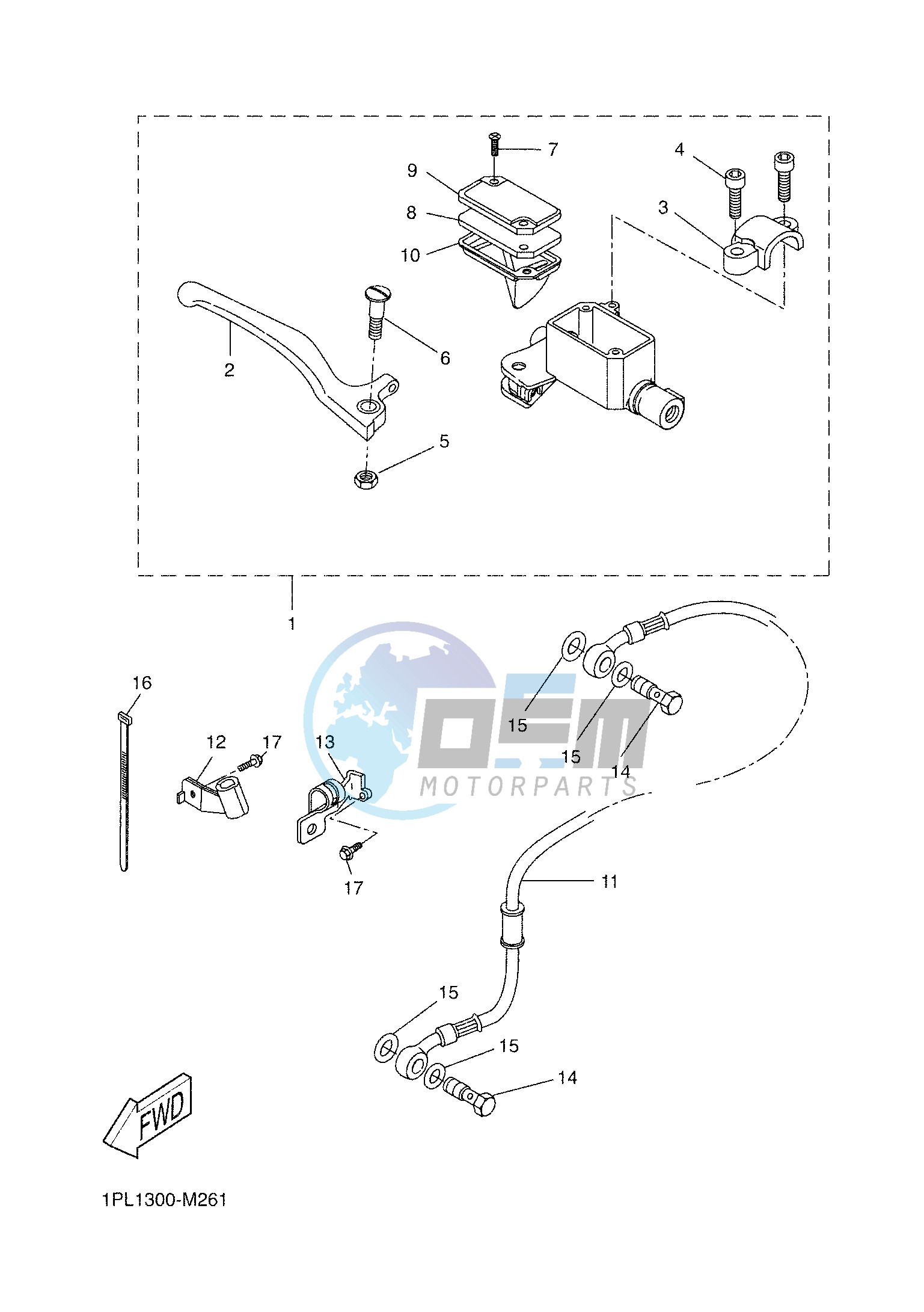 FRONT MASTER CYLINDER