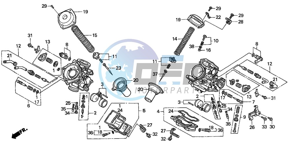 CARBURETOR (COMPONENT PARTS)