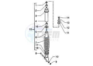 ET4 125 drawing Rear Damper