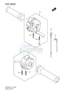 GSR750Z ABS EU drawing HANDLE SWITCH