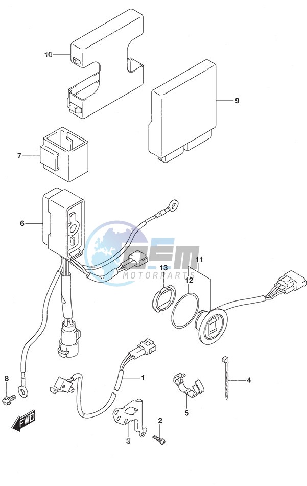 PTT Switch/Engine Control Unit High Thrust