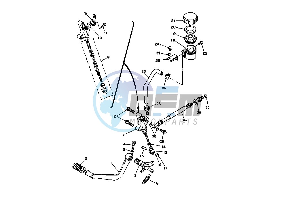 REAR MASTER CYLINDER