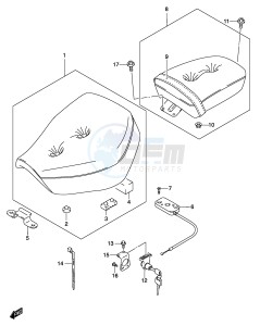 GZ250 (P3) drawing SEAT