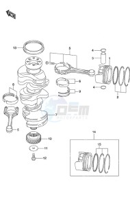 DF 250AP drawing Crankshaft