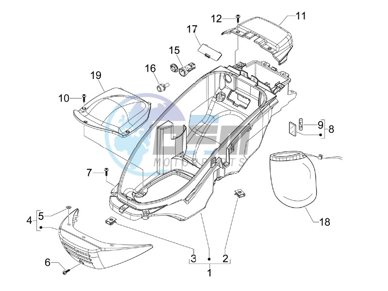 Helmet box - Undersaddle