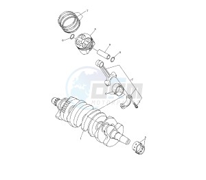 XJ6-S DIVERSION ABS 600 drawing CRANKSHAFT AND PISTON