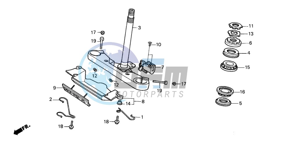 STEERING STEM (VT1100C)