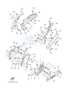 MT09A MT-09 ABS 900 (2DR7 2DR8) drawing SIDE COVER