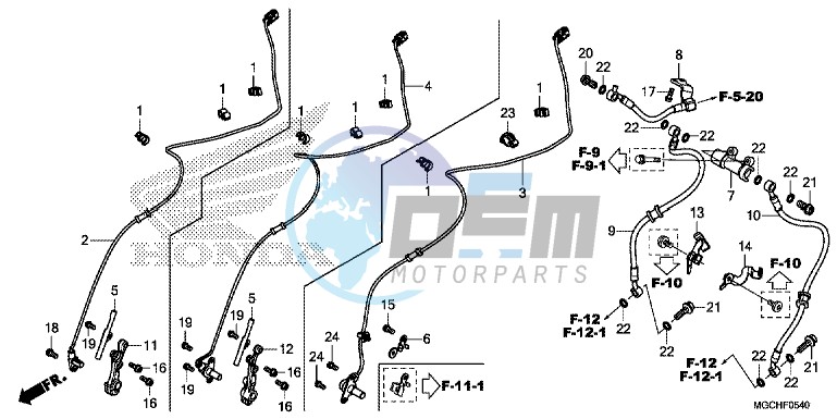 FRONT BRAKE HOSE