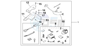 SH125RC drawing AVERTO SECURITY KIT