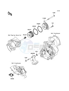 KX450F KX450FCF EU drawing Oil Filter