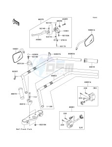 VN 900 B [VULCAN 900 CLASSIC] (6F-9F) B6F drawing HANDLEBAR