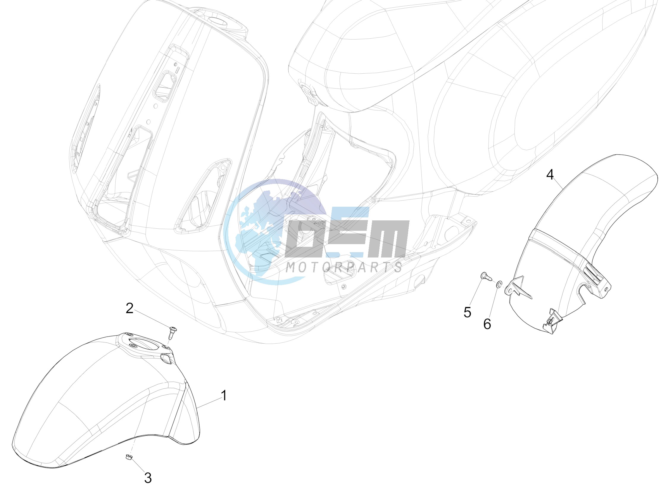 Wheel huosing - Mudguard