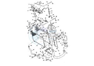 FZS 1000 drawing COOLING SYSTEM