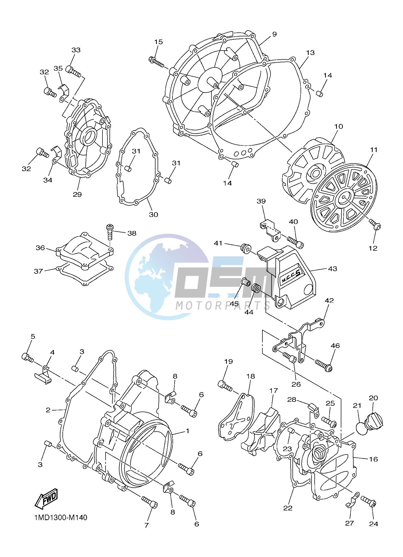 CRANKCASE COVER 1