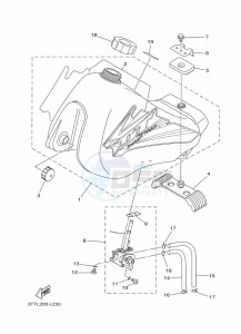 DT125 (3TTX) drawing FUEL TANK