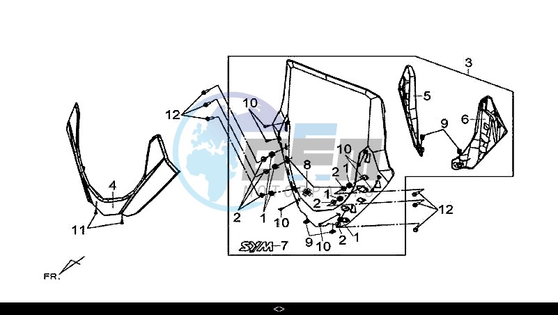 WIND SCREEN ASSY