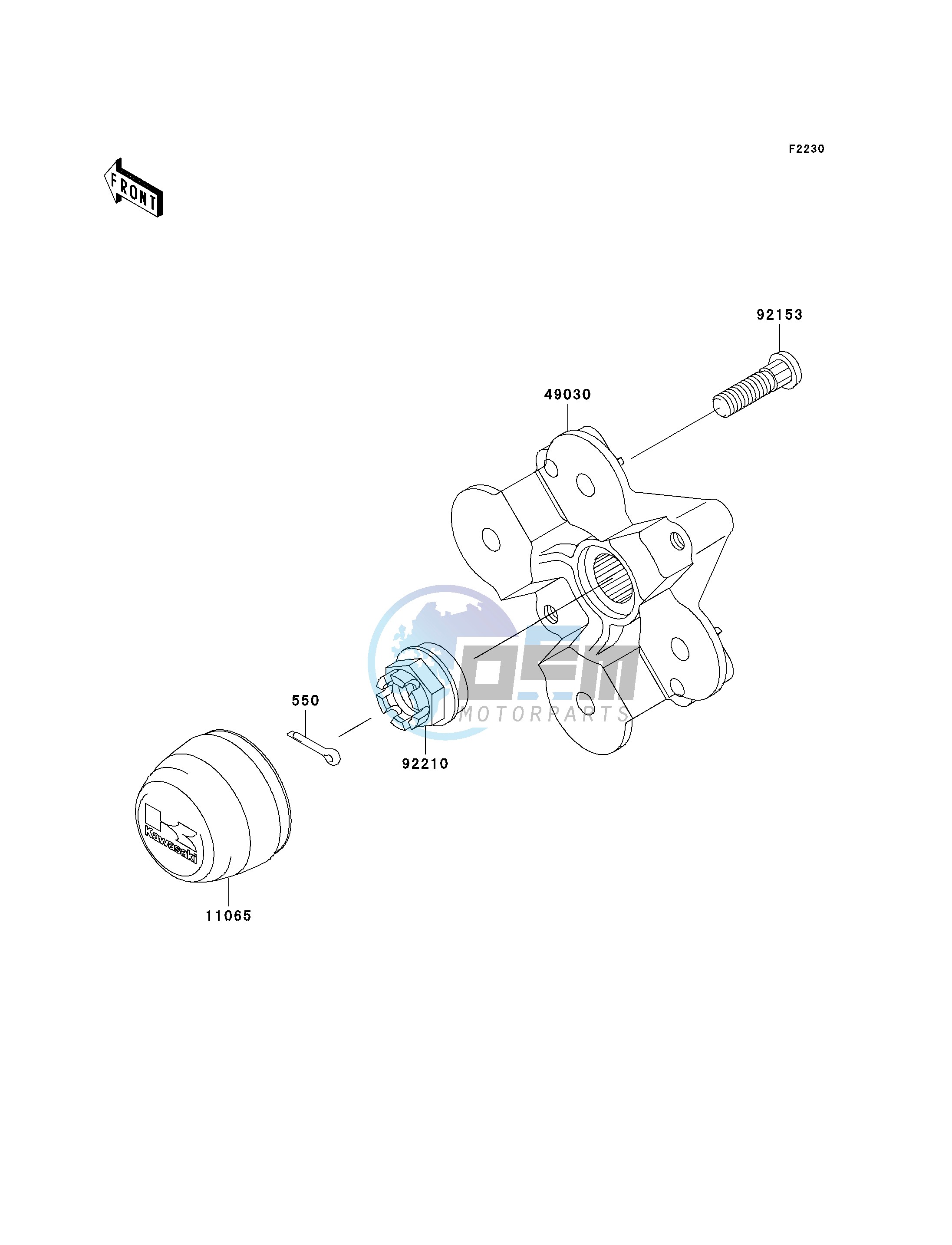 FRONT HUB