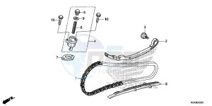 NSS300AD Forza E drawing CAM CHAIN