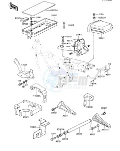 KZ 1300 A (A4) drawing BATTERY CASE_ELECTRO BRACKET