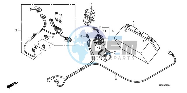 BATTERY (CBR1000RA)