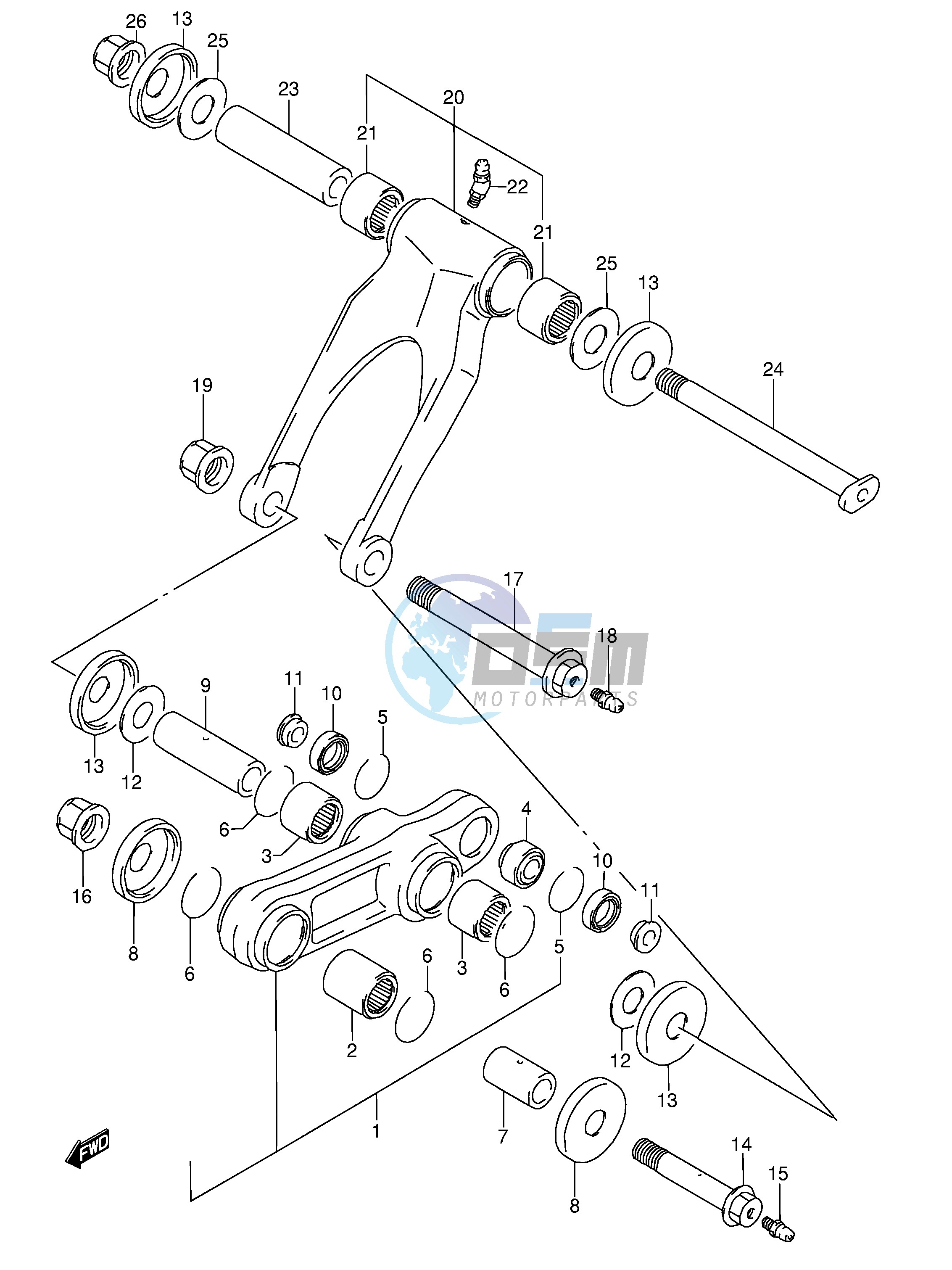 CUSHION LEVER (MODEL K L)