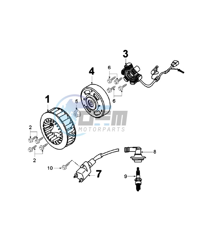 RMO FLYWHEEL / ONSTEKING