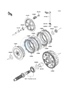 ER-6N ER650CBF GB XX (EU ME A(FRICA) drawing Clutch