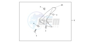 SH125RC drawing KNUCKLE VISOR SET