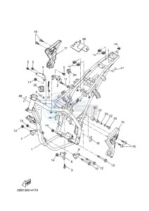 WR125R (22BB 22BB 22BB) drawing FRAME