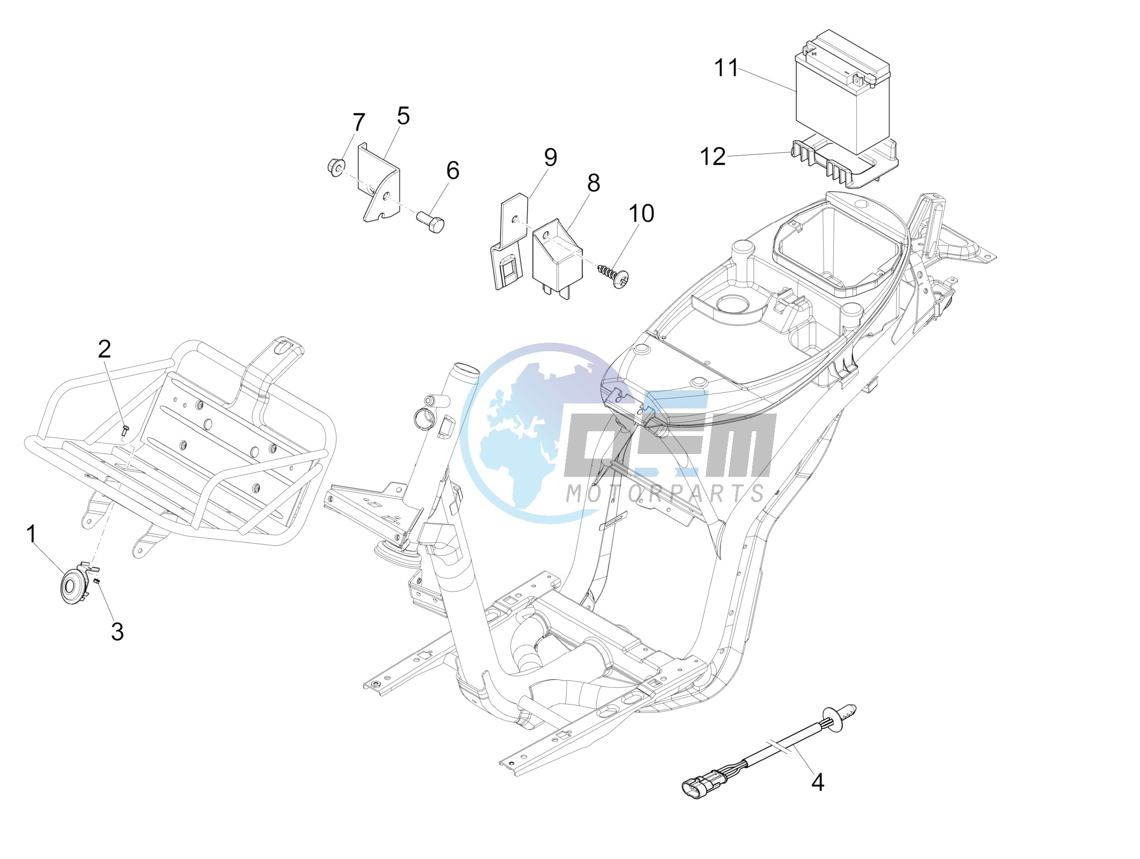 Remote control switches - Battery - Horn