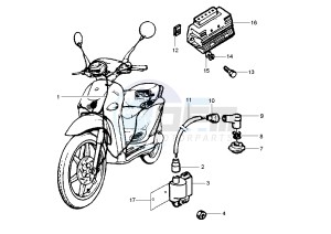 SKIPPER 4T 125-150 drawing Electrical devices - Ignition