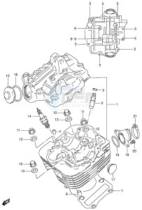 LT-F160 (P28) drawing CYLINDER HEAD