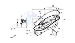 GTS 300I ABS L6 drawing HELMET BOX