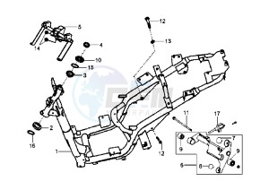 HD EU2 - 200 cc drawing FRAME