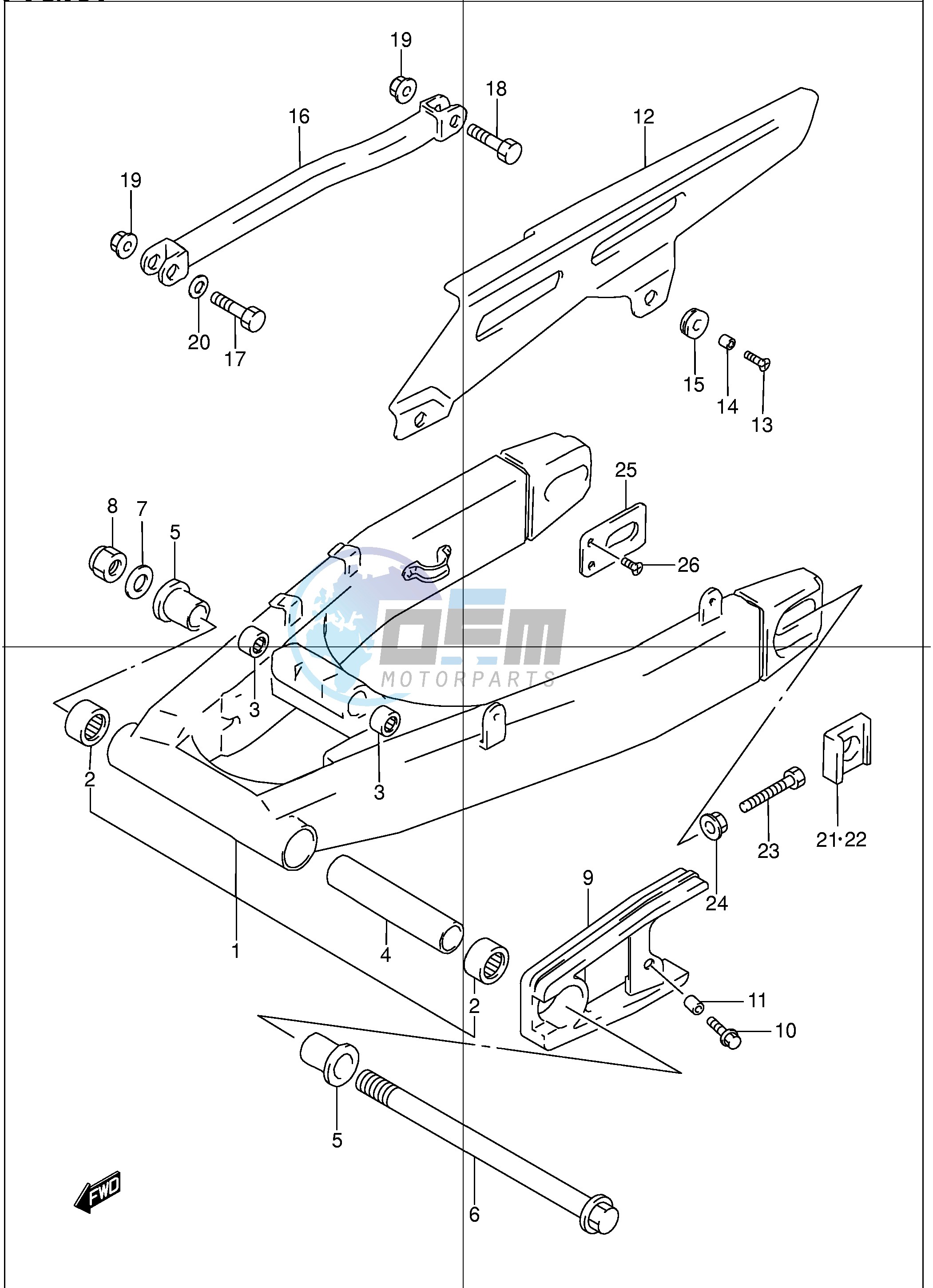 REAR SWINGING ARM