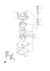 DF 90A drawing Water Pump