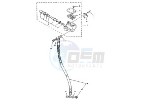 YA ZA JOG Z 50 drawing FRONT MASTER CYLINDER