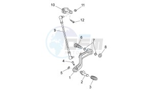 Bellagio 940 drawing Gear lever