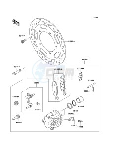 VN900_CUSTOM VN900C7F GB XX (EU ME A(FRICA) drawing Front Brake