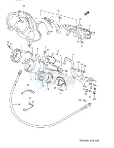 RF900R (E28) drawing SPEEDOMETER