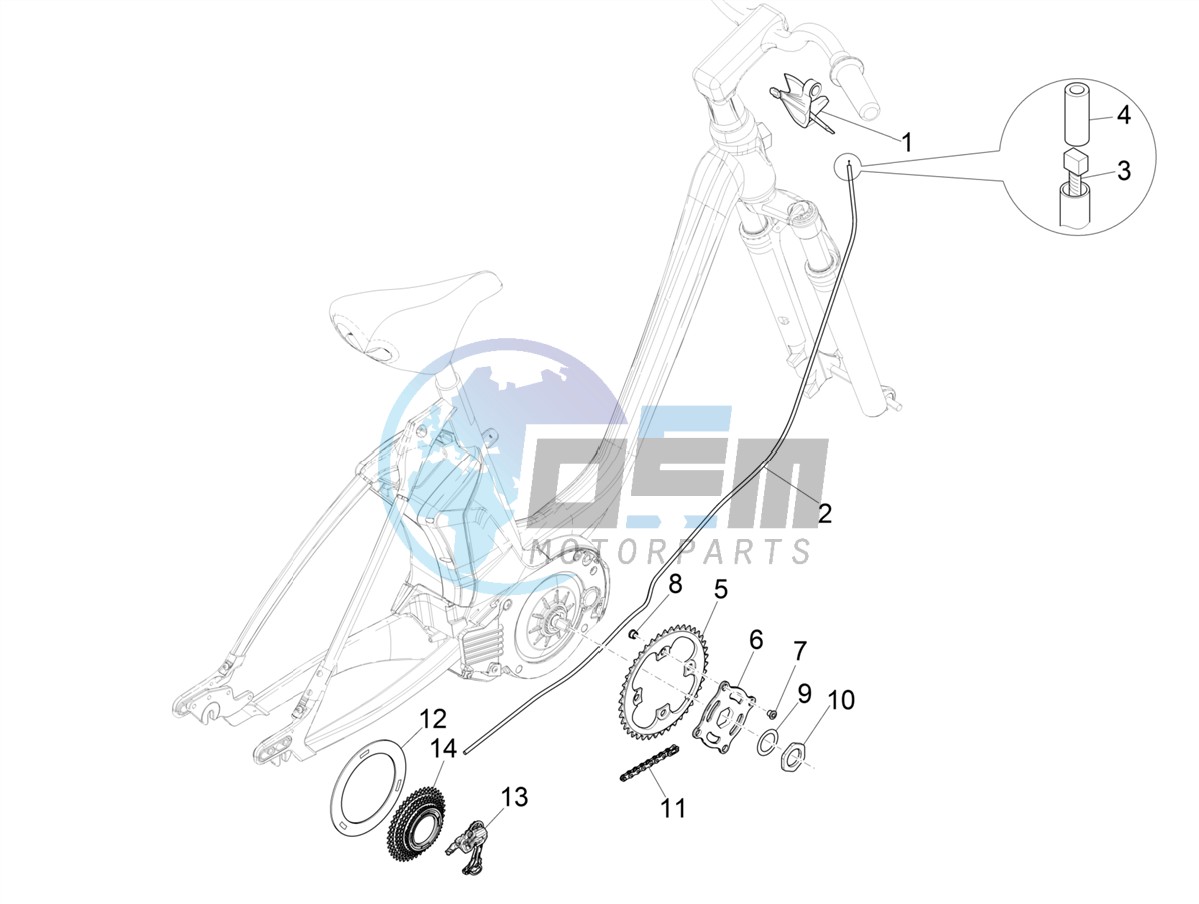 Gear shift (SHIMANO)