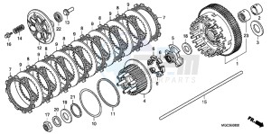 CB1100AD CB1100 ABS UK - (E) drawing CLUTCH