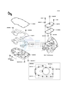 W650 EJ650-C7P GB XX (EU ME A(FRICA) drawing Breather Cover/Oil Pan