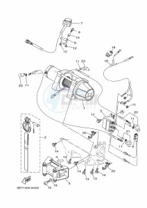 YFM450FWBD KODIAK 450 EPS (BEYB) drawing WINCH